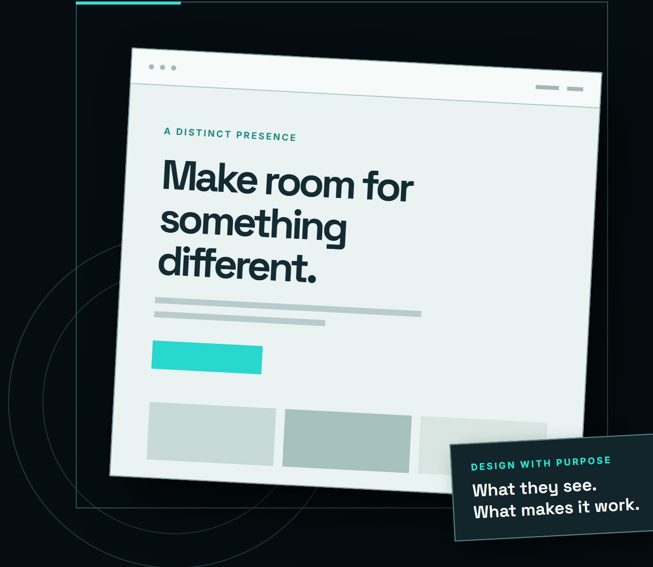 Original conceptual website layout, with visual hierarchy, content, call-to-action and modular sections; not client work